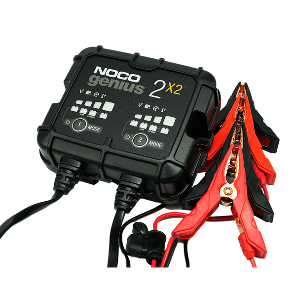 Noco GENIUS2X2 6V 12V 4A (2 x 2A Bank) Battery Charger